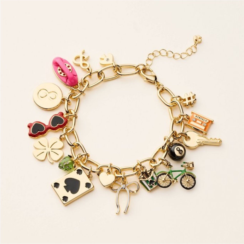 ♠️ Mixed Novelty Chunky Charm Bracelet - Kate Spade New York x Target